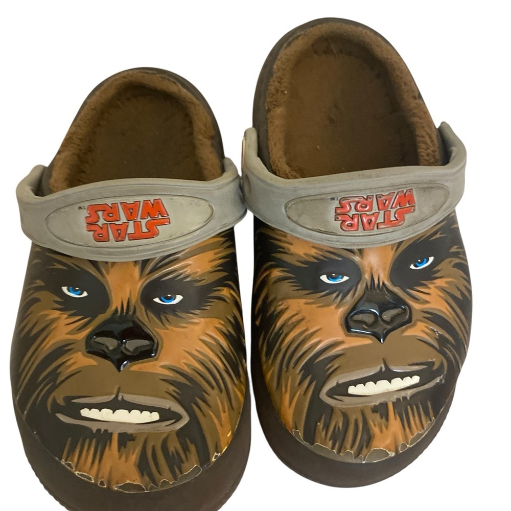 Star Wars Crocs Kids Fun Lab Lined Chewbacca Brown special-edition slip on done - Picture 5 of 9
